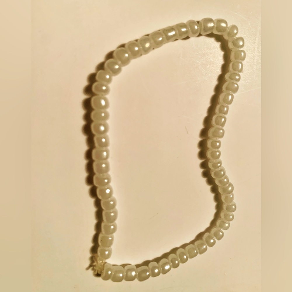 Pearl beaded bracelet 🤍🤍